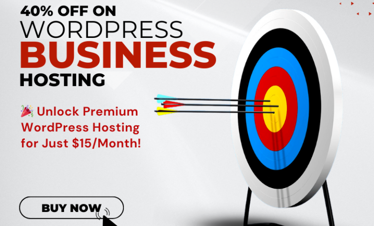 40% off WordPress.com Business Hosting