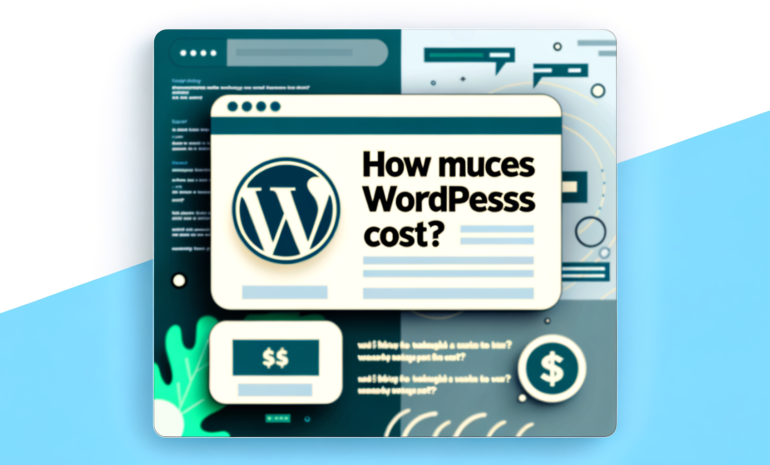 how much does wordpress cost